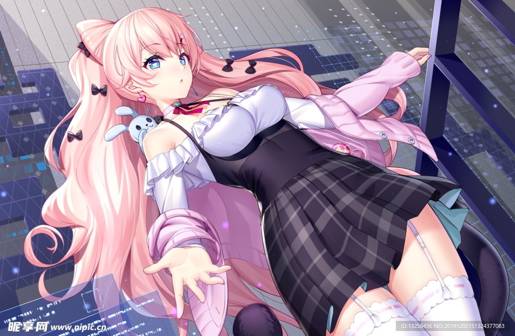 彩色 人物 插画 动漫 背景