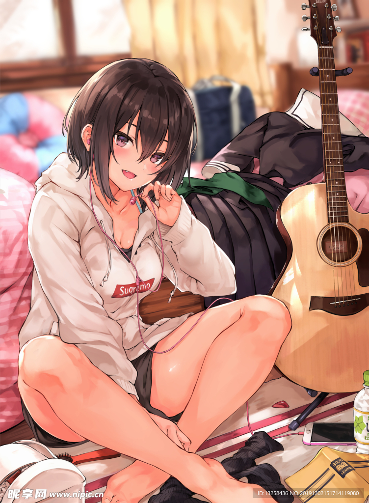 彩色 人物 插画 动漫 背景