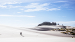 雪地自然风景图