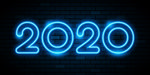 2020年荧光背景