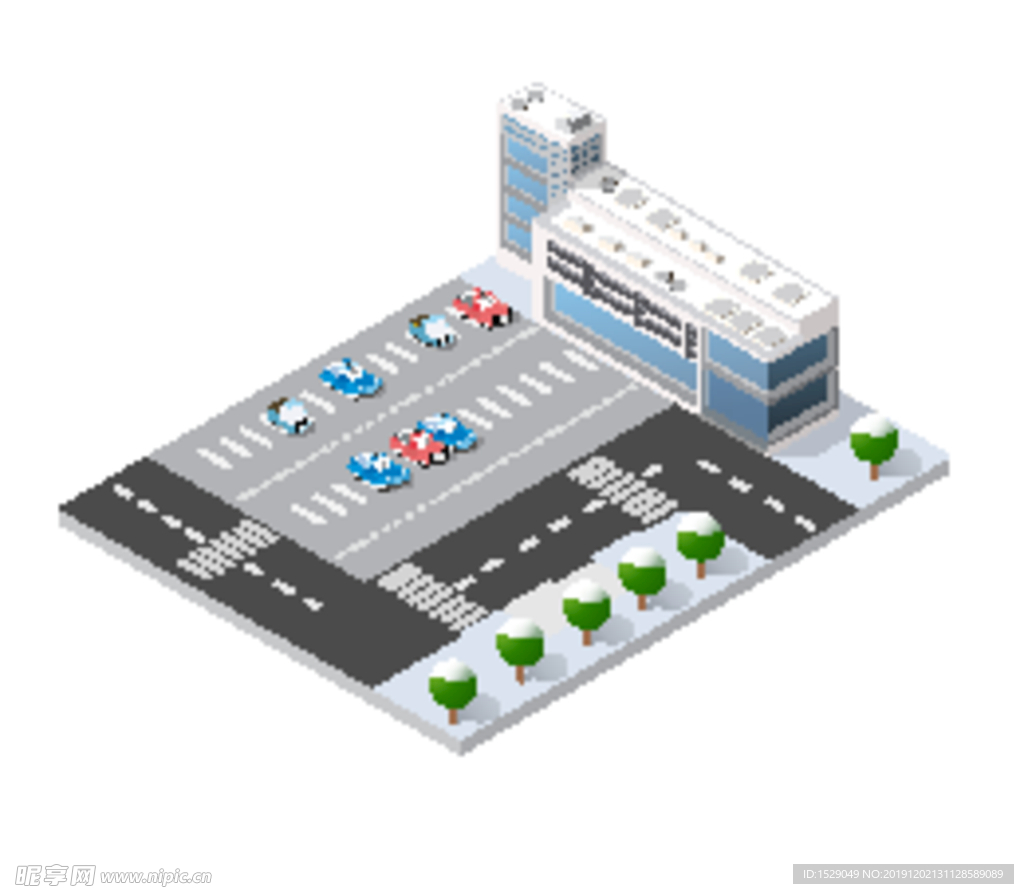 3D现代城市