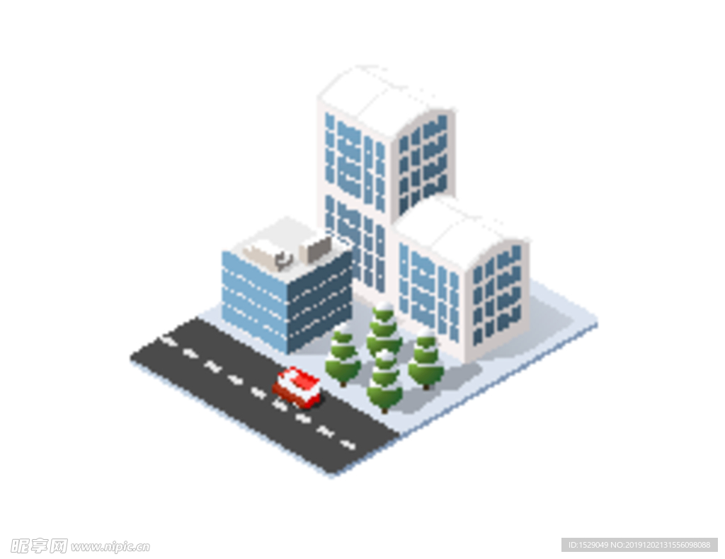 3D现代城市