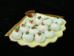 椰茸豆沙元