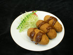 炸蟹肉奶油饼
