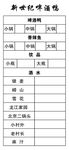 啤酒鸭二联单