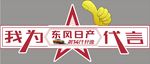 东风日产 代言牌