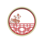 古风元素圆框
