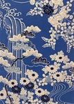 日式花朵布纹