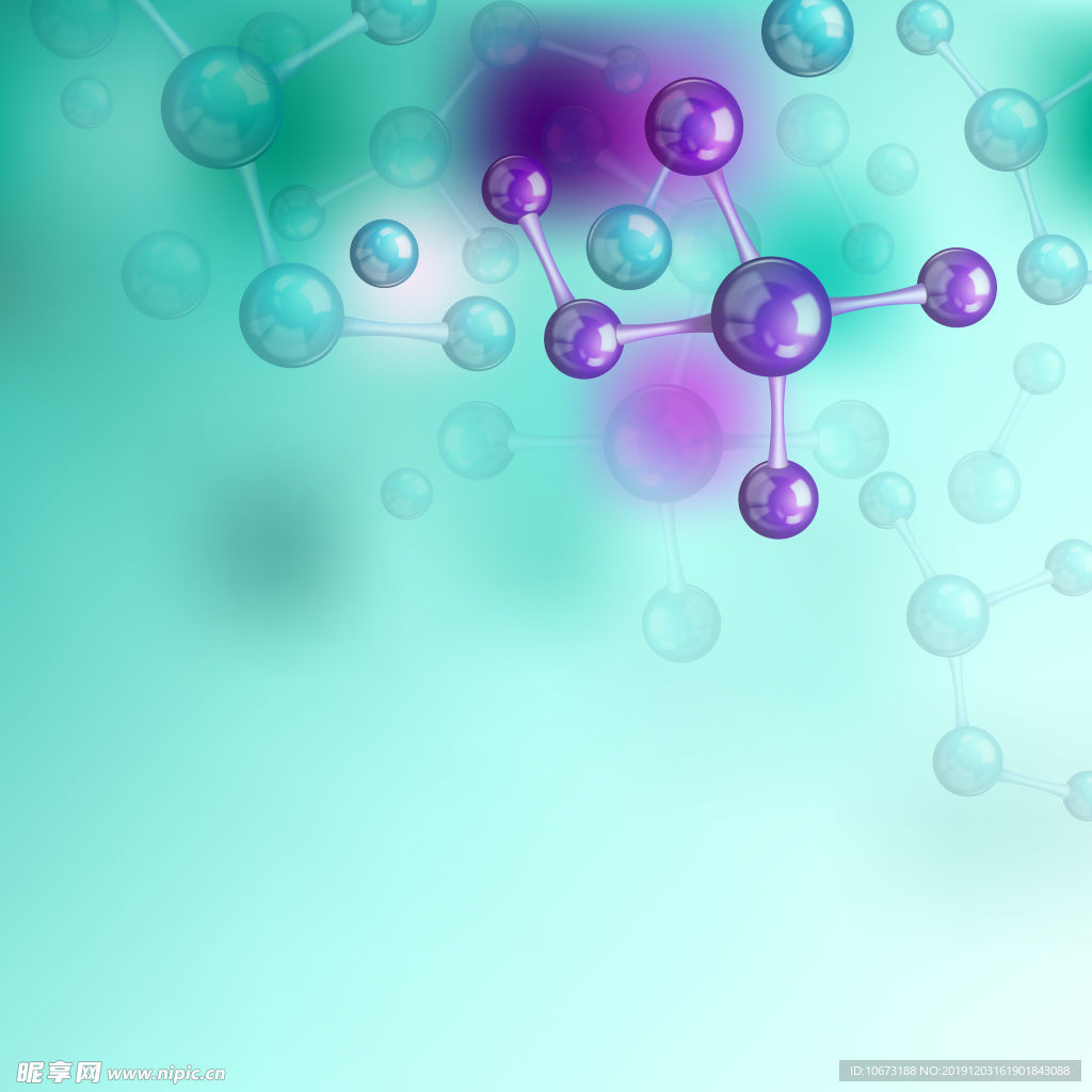 分子背景图片