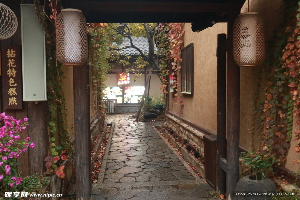 拈花湾建筑 庭院