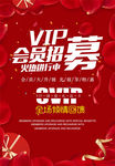 百货大厦VIP会员招募平面海报
