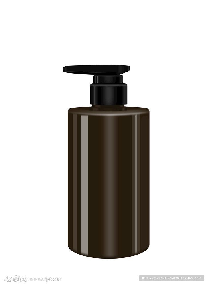洗发水瓶立体图