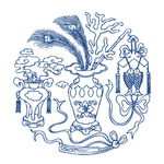 中国风青花瓷花纹图案
