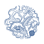 中国风 青花瓷 花纹 花卉 植
