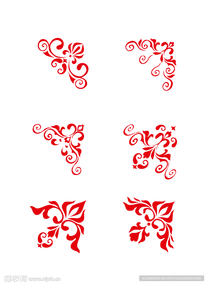 花纹矢量素材