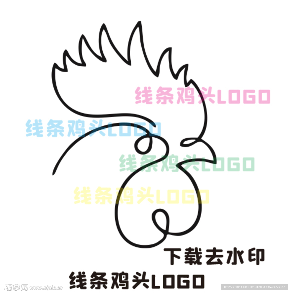 鸡LOGO