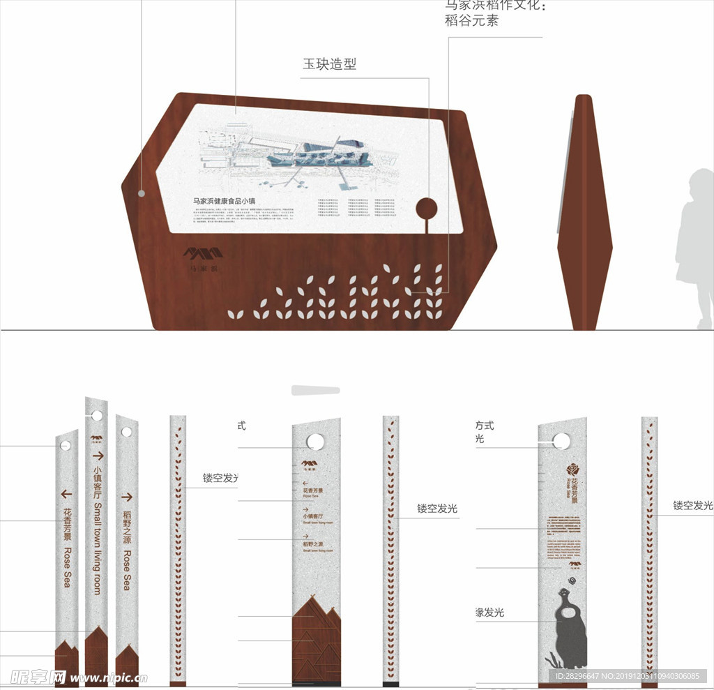 公园景区导视VI系统及效果