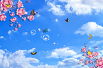 蓝色天空