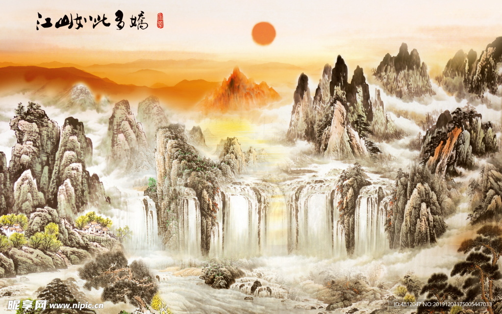 江山如此多娇