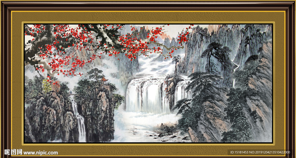 国画梅花