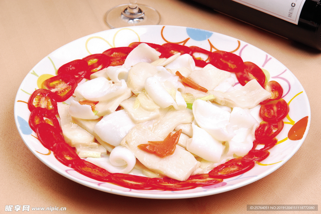 杏鲍菇墨鱼爽