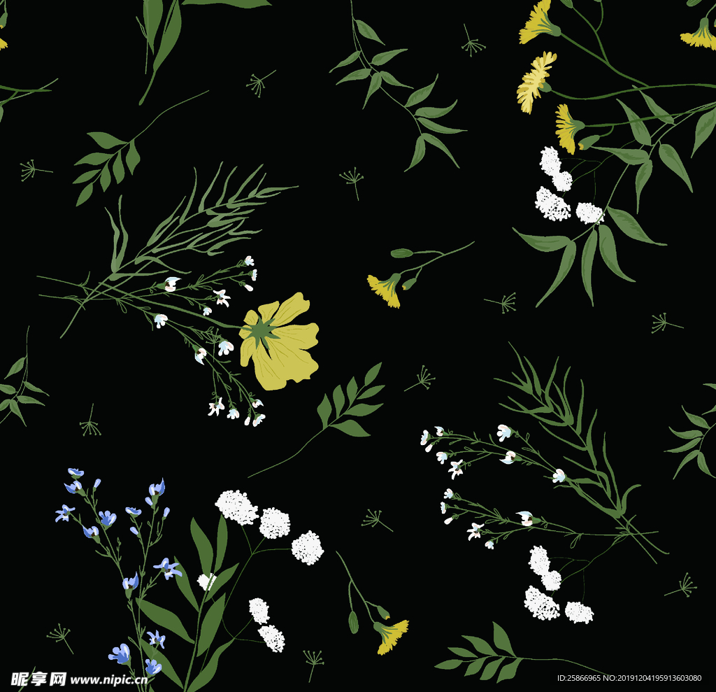 印花  碎花