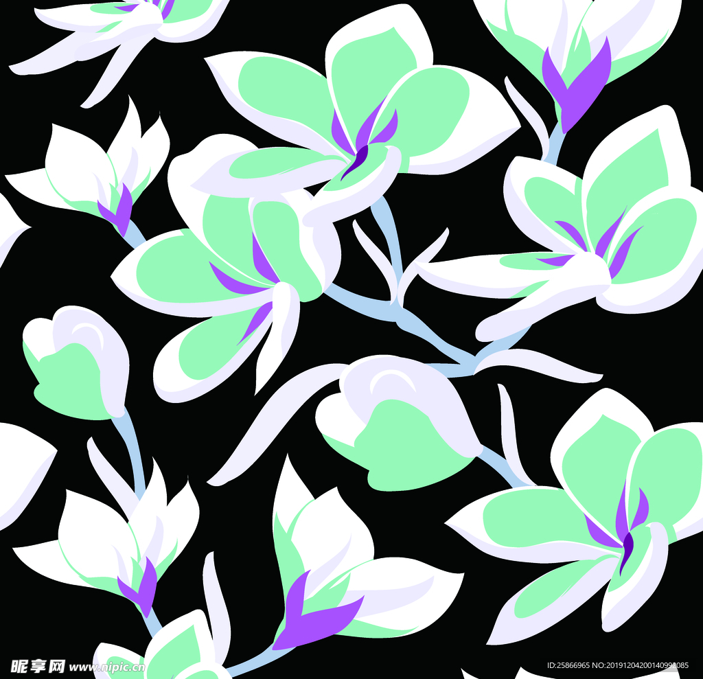 印花   花朵