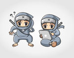 卡通忍者