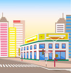 城市插画