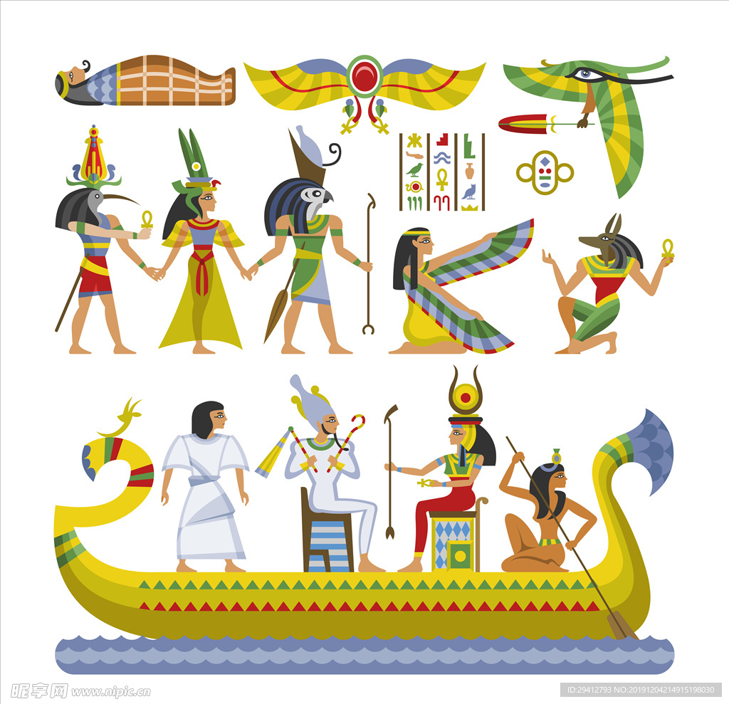 埃及的神与女神：埃及神话[9P]