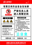 有限空间告知牌