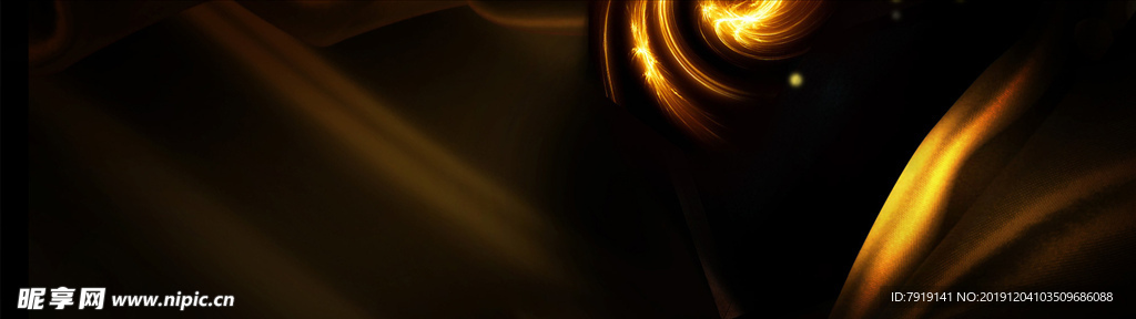 流金高档黑金背景