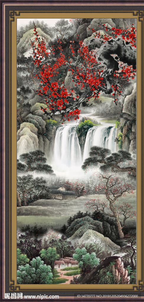 国画梅花