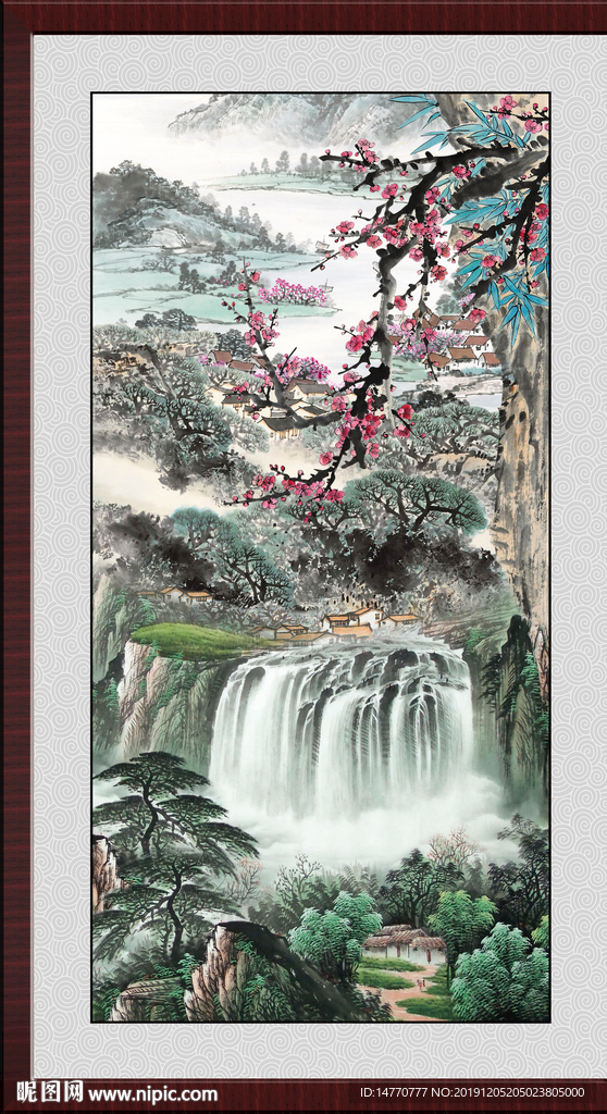 国画梅花