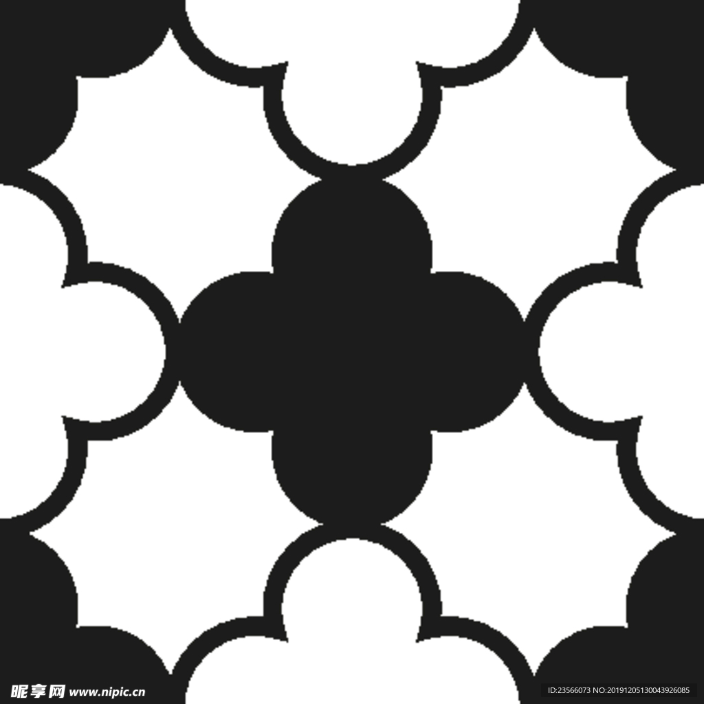简约纯色花纹图案