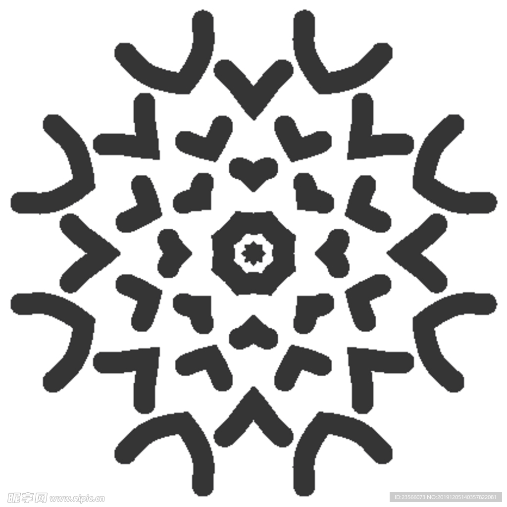 简约纯色花纹图案