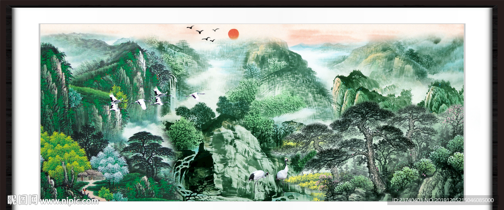 国画山水