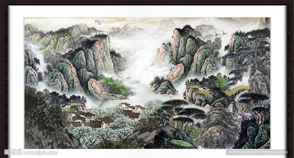 国画山水