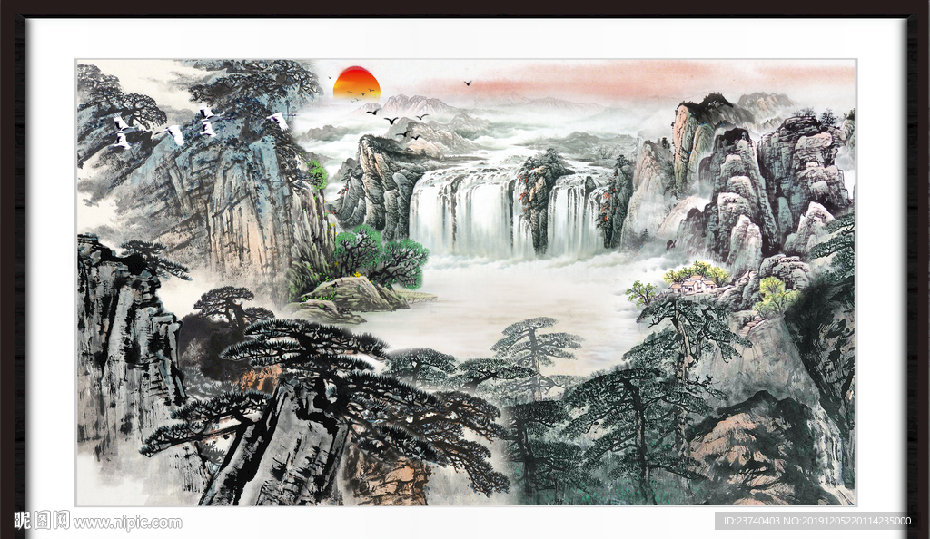 国画山水