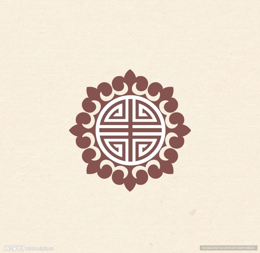 圆形花纹