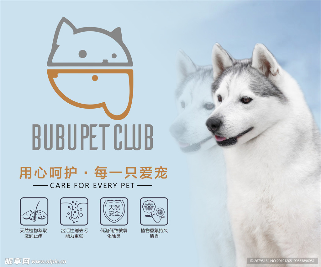 宠物洗澡海报