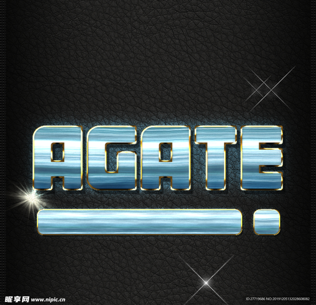 金属字