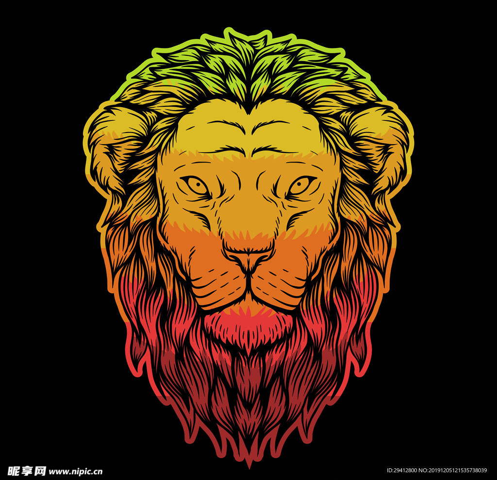 狮子图案