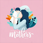 母亲节主题插画设计