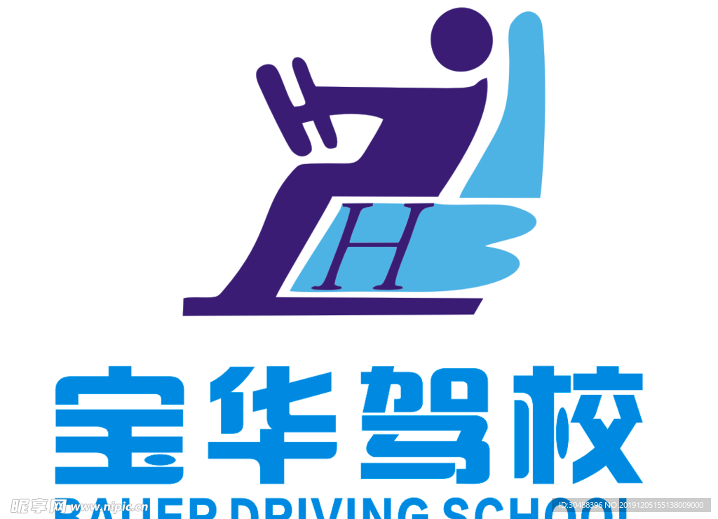 宝华驾校标志