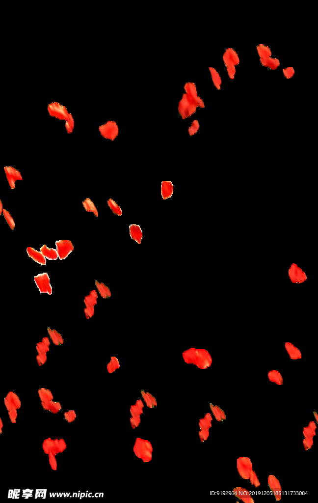 红色花瓣