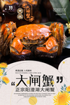 阳澄湖大闸蟹海报