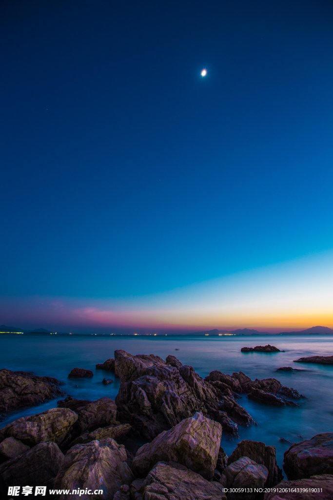 海边星空