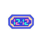 C4D双十二文字