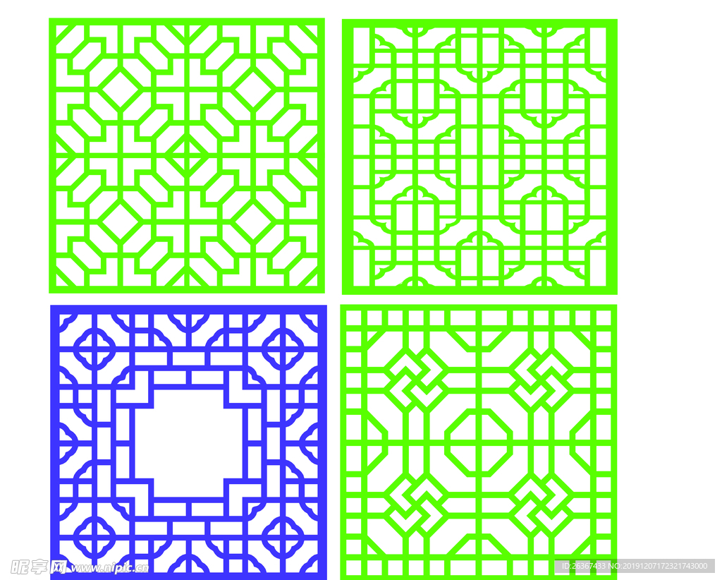 雕刻花纹 镂空花纹